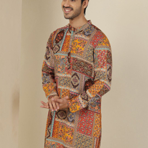 Regal Heritage Embroidered Kurta
