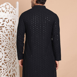 Maharaja Cream Designer Kurta Set