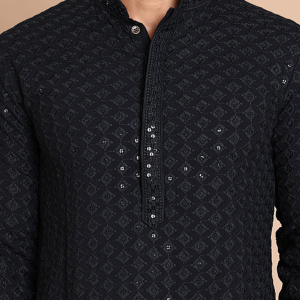 Maharaja Cream Designer Kurta Set