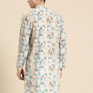 Indigo Bloom Printed Kurta